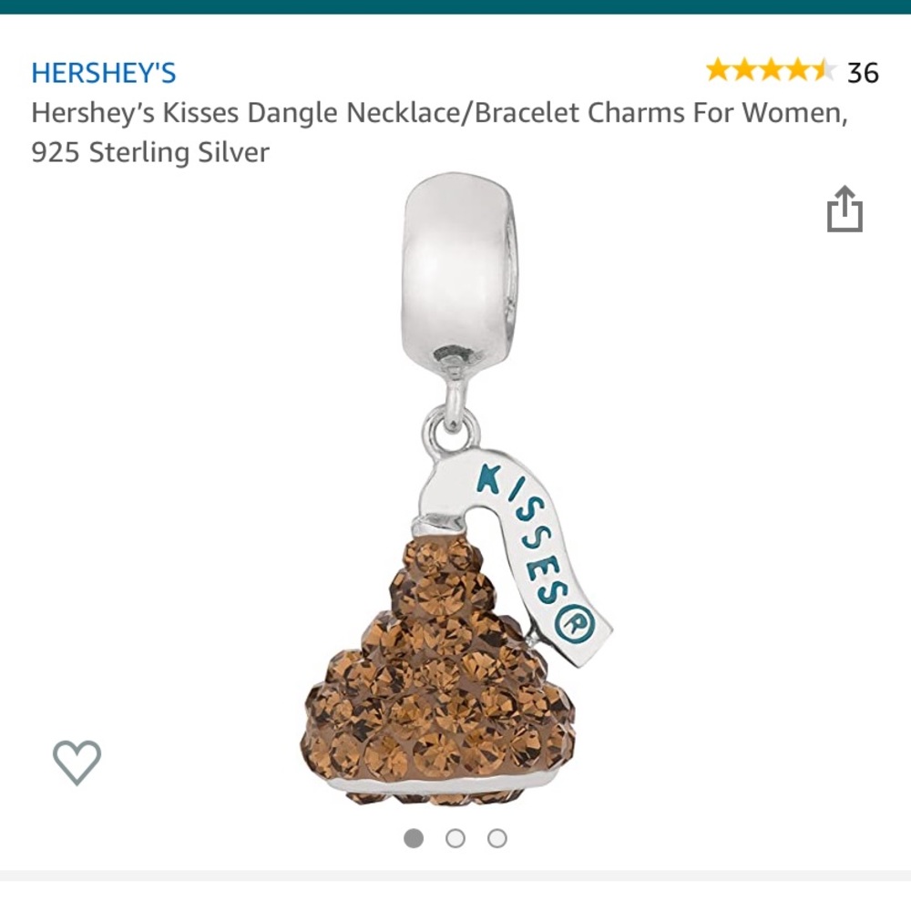 NWT Hershey’s Kiss Bracelet Charm